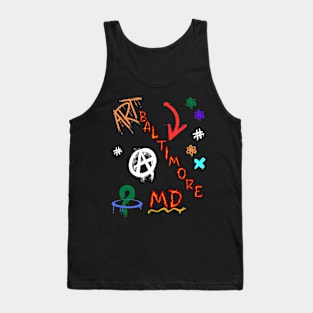 FIRE ART BALTIMORE MD DESIGN Tank Top